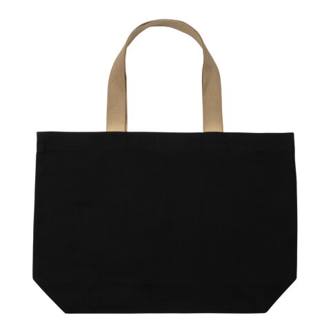 Impact Aware™ 240g/m² große Tasche aus recyceltem Canvas, ungefärbt schwarz | ohne Werbeanbringung | Nicht verfügbar | Nicht verfügbar | Nicht verfügbar