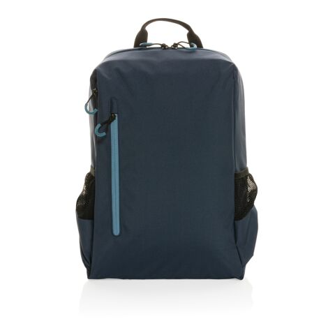"Impact AWARE™ Lima 15.6"" RFID Laptop-Rucksack" navy blau-blau | ohne Werbeanbringung | Nicht verfügbar | Nicht verfügbar | Nicht verfügbar