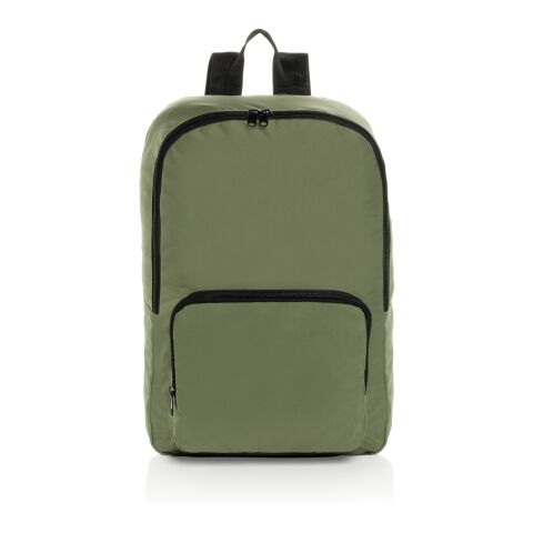 Dillon AWARE™ RPET faltbarer klassischer Rucksack grün | ohne Werbeanbringung | Nicht verfügbar | Nicht verfügbar | Nicht verfügbar