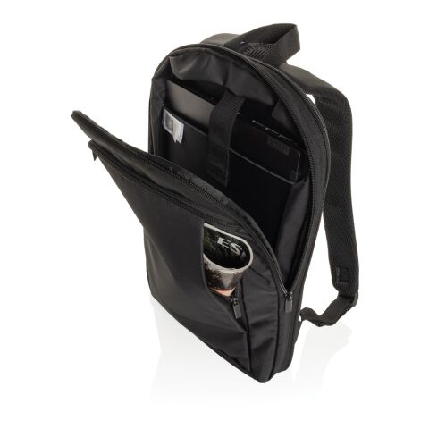 Flexpack Aware™ Expandable Slim RPET 15,6" Laptop-Rucksack schwarz | ohne Werbeanbringung | Nicht verfügbar | Nicht verfügbar