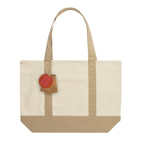 SHOP LOCAL AWARE™ Tasche aus recycelter Baumwolle, 350g/m² weiß
