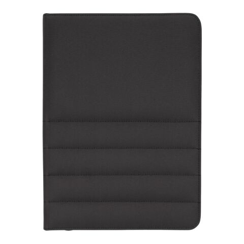 Impact AWARE™ RPET A4 Portfolio mit Reißverschluss schwarz | ohne Werbeanbringung | Nicht verfügbar | Nicht verfügbar