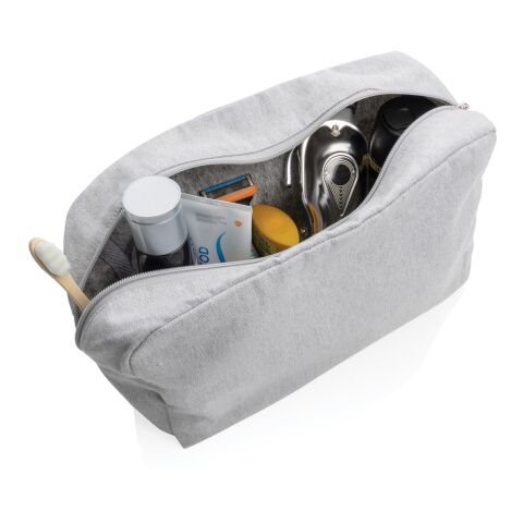 Impact Aware™ 285g/m² Kosmetiktasche aus ungefärbtem Canvas grau | ohne Werbeanbringung | Nicht verfügbar | Nicht verfügbar | Nicht verfügbar