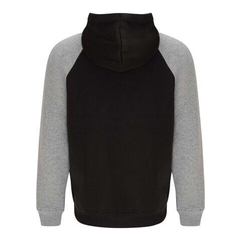 Badet zweifarbiger Kapuzenpullover Unisex Standard | schwarz-heather grau | XS | ohne Werbeanbringung | Nicht verfügbar | Nicht verfügbar | Nicht verfügbar