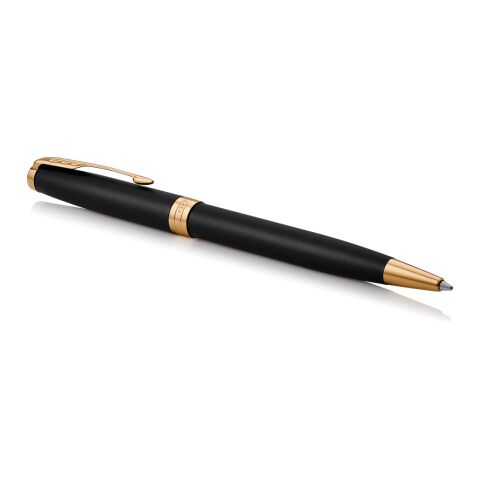Parker SONNET Stift mattschwarz mit Palladium-Verzierungen gold
