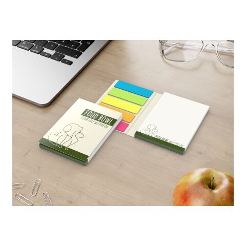 Haftnotiz-Set Bern RECYCLING Zettel klein Naturkarton-Umschlag mit Buchöffnung 51 × 72 mm | Nicht verfügbar | ohne Werbeanbringung | ohne Werbeanbringung