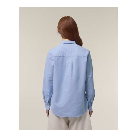 POD Stanley&amp;Stella - Stella Oxford Shirt blau | 3XL | DTF Linke Brust