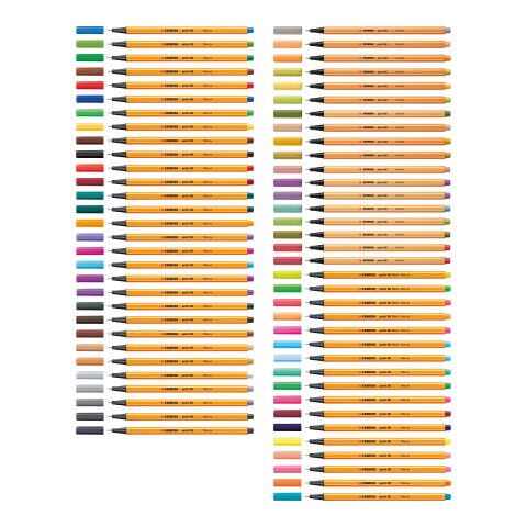 STABILO point 88 6er-Set Fineliner 4c-Digitaldruck