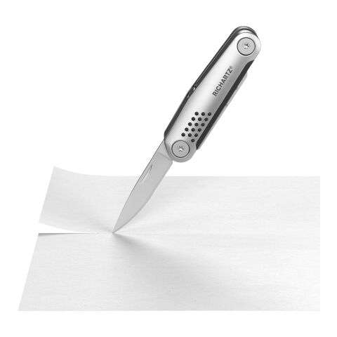 RICHARTZ® Struktura Taschenmesser 15+ silber | ohne Werbeanbringung | ohne Werbeanbringung
