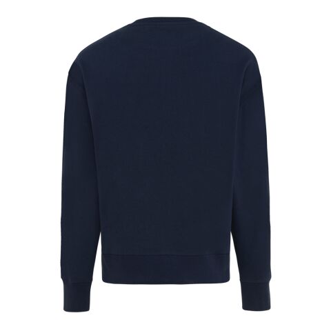 Iqoniq Kruger Relax-Rundhals-Sweater aus recycelt. Baumwolle navy blau | XXL | ohne Werbeanbringung | Nicht verfügbar | Nicht verfügbar | Nicht verfügbar