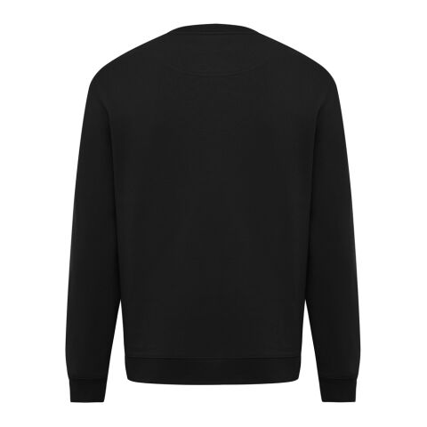 IQONIQ Torla Rundhals-Pullover aus recycelter Baumwolle schwarz | 4XL