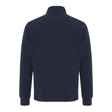 IQONIQ Elgon Quarter-Zip-Sweater aus rec. Baumwolle navy blau | XS | ohne Werbeanbringung | Nicht verfügbar | Nicht verfügbar | Nicht verfügbar