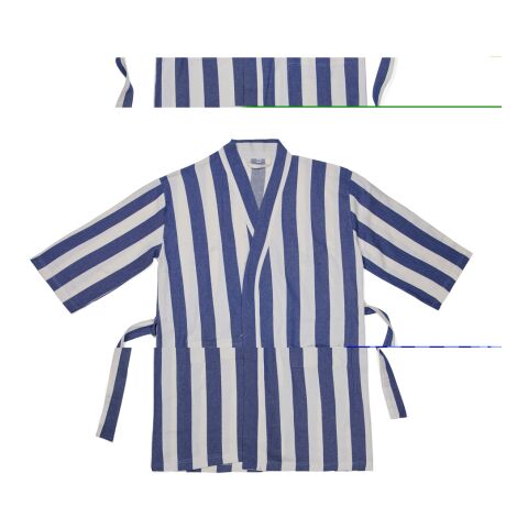 VINGA Ornos GRS Hamam-Bademantel L/XL blau-weiß | ohne Werbeanbringung | Nicht verfügbar | Nicht verfügbar | Nicht verfügbar