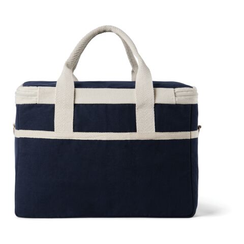 VINGA Volonne AWARE™ Kühlkorb aus recyceltem Canvas blau-off white | ohne Werbeanbringung | Nicht verfügbar | Nicht verfügbar | Nicht verfügbar