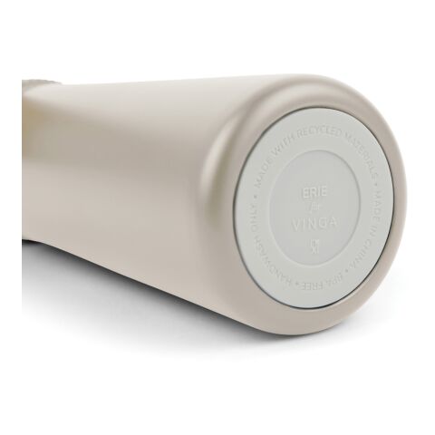 VINGA Erie 450ml Vakuumflasche aus RCS recyceltem Stahl braun | ohne Werbeanbringung | Nicht verfügbar | Nicht verfügbar