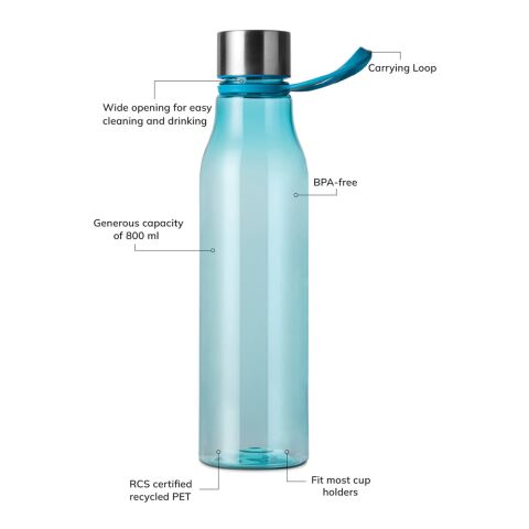 VINGA Lean 800ml RCS Wasserflasche blau | ohne Werbeanbringung | Nicht verfügbar | Nicht verfügbar