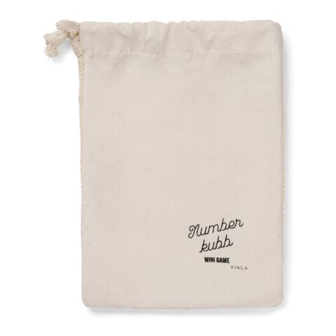 VINGA Muge Mini Zahlen-Spiel braun | ohne Werbeanbringung | Nicht verfügbar | Nicht verfügbar