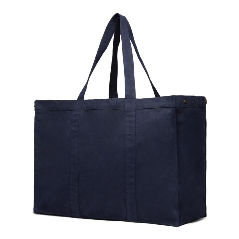 VINGA Hilo AWARE™ Maxi-Tasche aus recyceltem Canvas navy blau