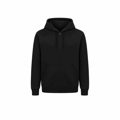 Zip Hoodie Basic Tone Schwarz | M | ohne Werbeanbringung | ohne Werbeanbringung | ohne Werbeanbringung | Schwarz | Schwarz | Schwarz