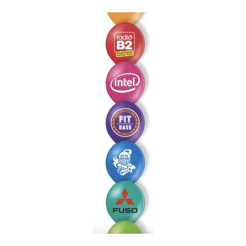 Metallicfarbener Luftballon gelb | 80/90 cm | ohne Werbeanbringung | ohne Werbeanbringung