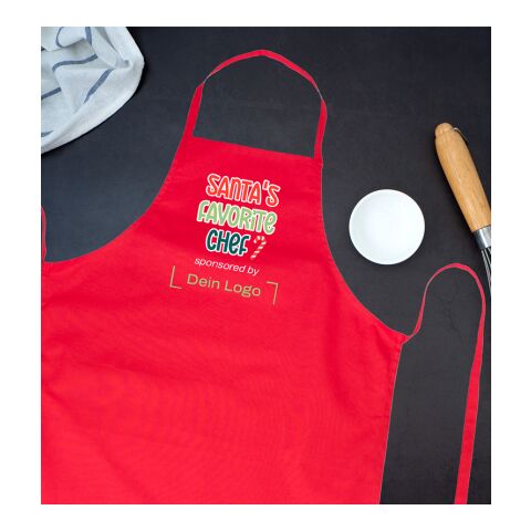 *Christmas* Baumwollschürze Rot | Santa´s Chef | 4C DTF Transfer