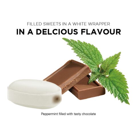 Schoko-Minz Bonbon gefüllt ohne Werbeanbringung