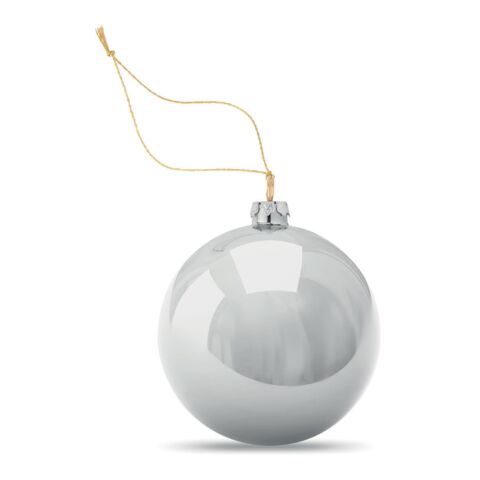 Weihnachtskugel silber