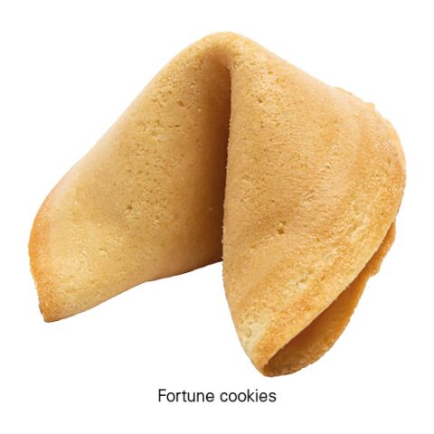 Glückskeks weiß | ohne Werbeanbringung