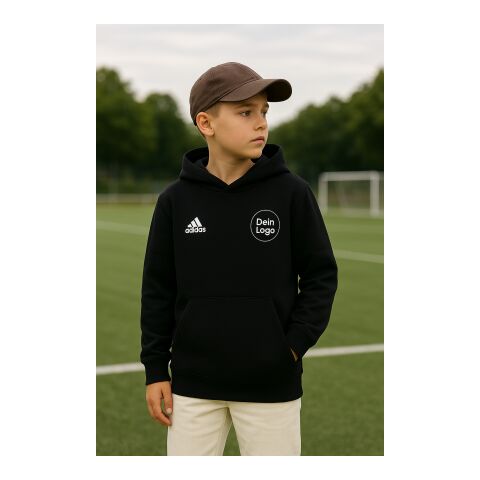 adidas Entrada Hoody  YOUTH schwarz | 116.0 | ohne Werbeanbringung | DTF | ohne Werbeanbringung