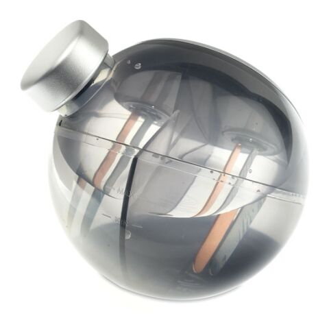 Wasserkraft-betriebene Tischuhr mattsilber | ohne Werbeanbringung | Nicht verfügbar | Nicht verfügbar | Nicht verfügbar