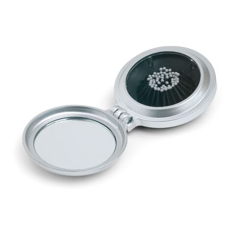 Haarbürste mit Spiegel B Beauty silber | ohne Werbeanbringung | Nicht verfügbar | Nicht verfügbar