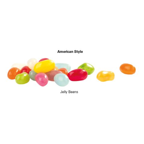 Minitüte 10 g American Style Jelly Beans weiß | ohne Werbeanbringung | Folie
