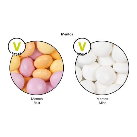Minitüte 8 g Mentos Kaudragees 4c Euroskala - Folie | Mentos Kaudragee Fruit | Folie