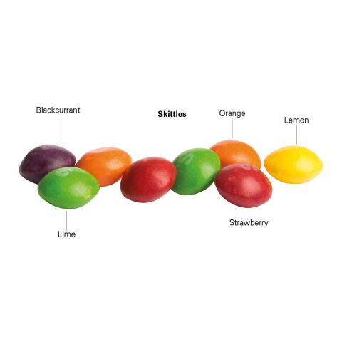 Minitüte 10 g Skittles Kaubonbons ohne Werbeanbringung | Kompostierbare Folie