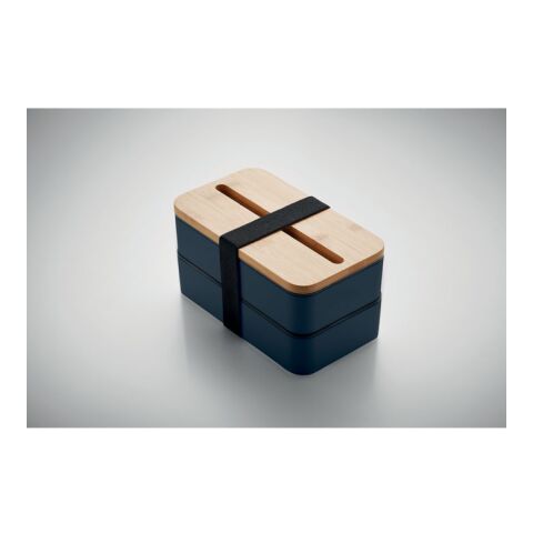 Lunchbox recyceltes PP marineblau | ohne Werbeanbringung | Nicht verfügbar | Nicht verfügbar | Nicht verfügbar