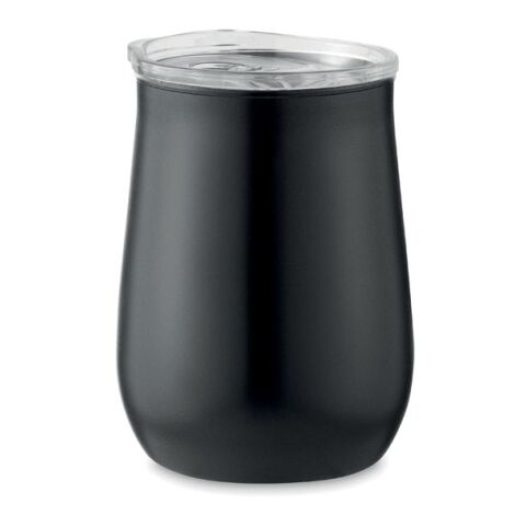 Becher recycelter Edelstahl mit Schiebedeckel schwarz | ohne Werbeanbringung | Nicht verfügbar | Nicht verfügbar | Nicht verfügbar