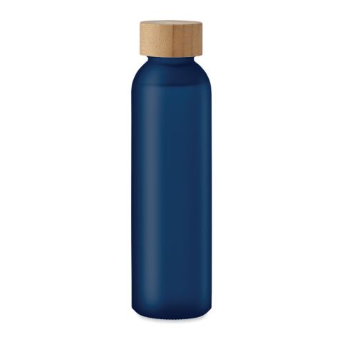Glasflasche 500 ml gefrostet Blau | ohne Werbeanbringung | Nicht verfügbar | Nicht verfügbar | Nicht verfügbar