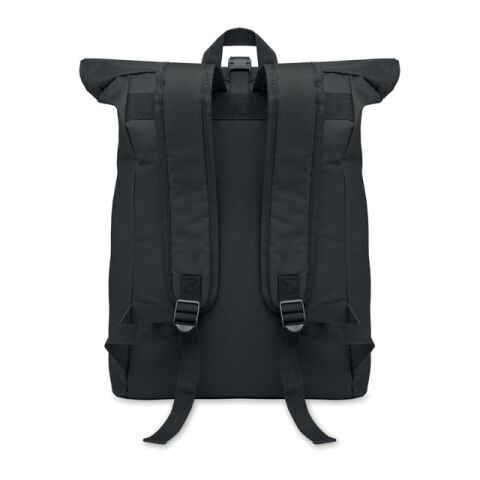 Rolltop-Rucksack 600D schwarz | ohne Werbeanbringung | Nicht verfügbar | Nicht verfügbar | Nicht verfügbar