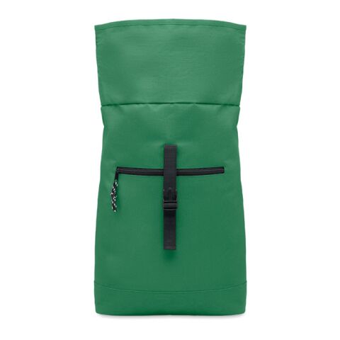 Rolltop-Rucksack 600D dunkelgrün | ohne Werbeanbringung | Nicht verfügbar | Nicht verfügbar | Nicht verfügbar