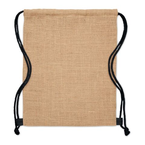 Jute Beutel mit Kordelzug schwarz | ohne Werbeanbringung | Nicht verfügbar | Nicht verfügbar | Nicht verfügbar