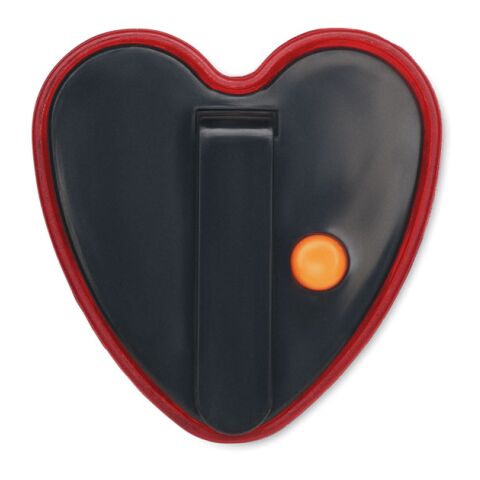 Herzförmiges Reflektorlicht rot | ohne Werbeanbringung | Nicht verfügbar | Nicht verfügbar
