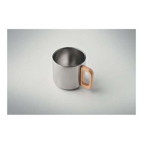 Doppelwandiger Becher 350 ml mattsilber | ohne Werbeanbringung | Nicht verfügbar | Nicht verfügbar | Nicht verfügbar