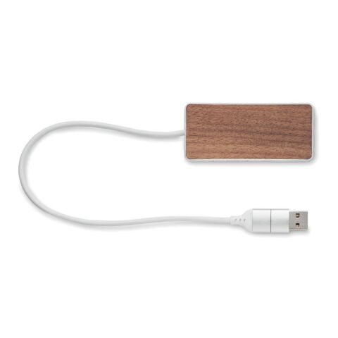4 Port USB-Hub holzfarben | ohne Werbeanbringung | Nicht verfügbar | Nicht verfügbar | Nicht verfügbar