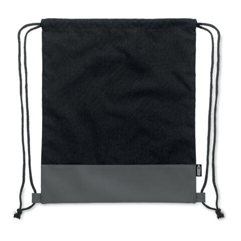 Beutel mit Kordelzug RPET schwarz | ohne Werbeanbringung | Nicht verfügbar | Nicht verfügbar | Nicht verfügbar