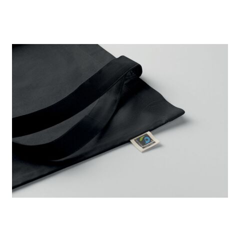 Einkaufstasche Fairtrade 180g schwarz | ohne Werbeanbringung | Nicht verfügbar | Nicht verfügbar | Nicht verfügbar