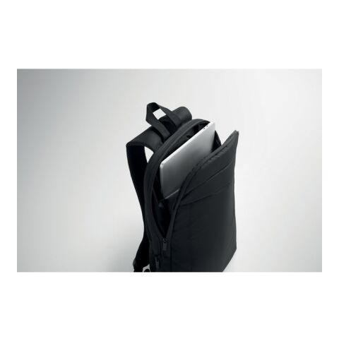 16" Rucksack 600D RPET schwarz | ohne Werbeanbringung | Nicht verfügbar | Nicht verfügbar | Nicht verfügbar