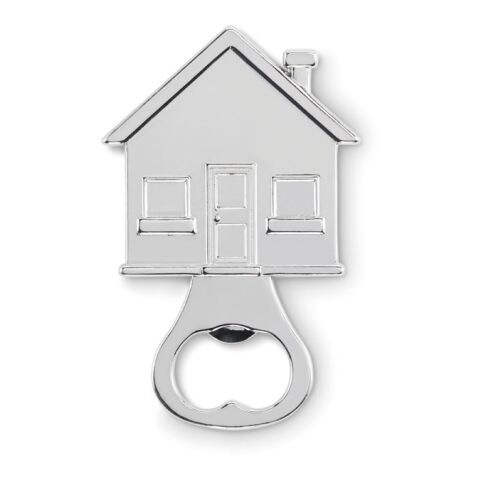 Kapselheber Haus mattsilber | ohne Werbeanbringung | Nicht verfügbar | Nicht verfügbar