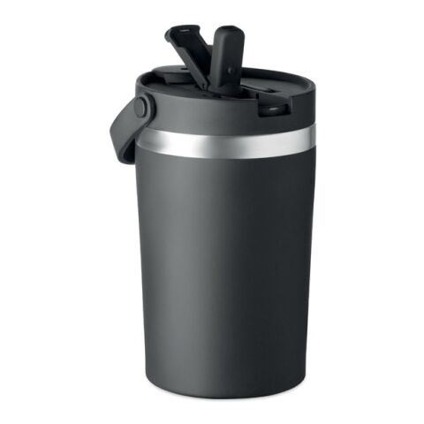 Doppelwandiger Becher 350 ml schwarz | ohne Werbeanbringung | Nicht verfügbar | Nicht verfügbar