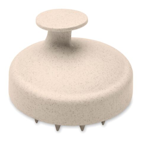 Kopfhaut-Massagebürste beige