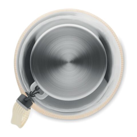 Trinkflasche Glas 500 ml mit Jute-Schutzhülle beige | ohne Werbeanbringung | Nicht verfügbar | Nicht verfügbar | Nicht verfügbar